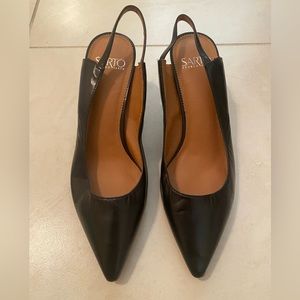 SARTO BY FRANCO SARTO black sling back heels